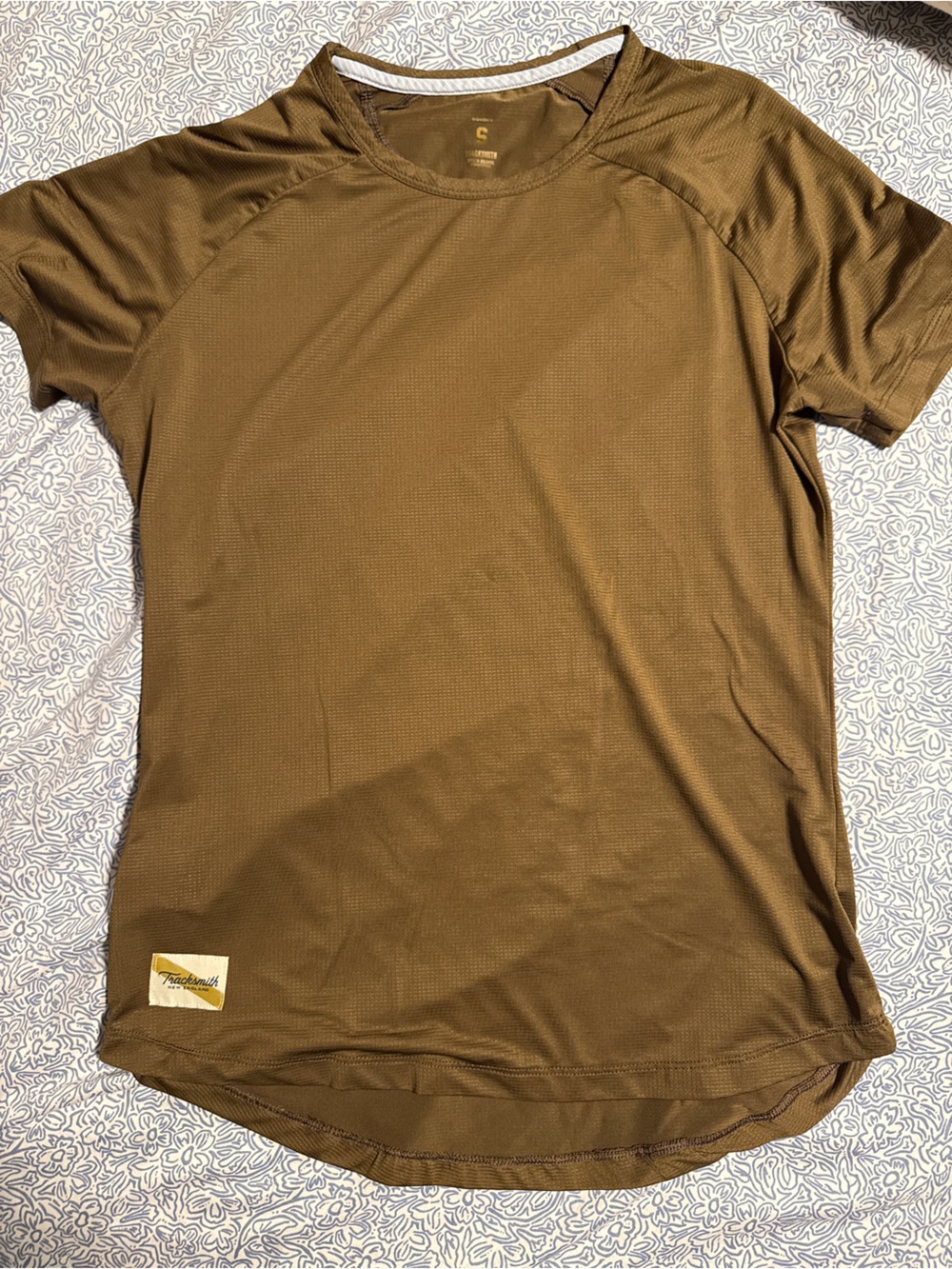 NWT Tracksmith Twilight Tee in Copper/Brown